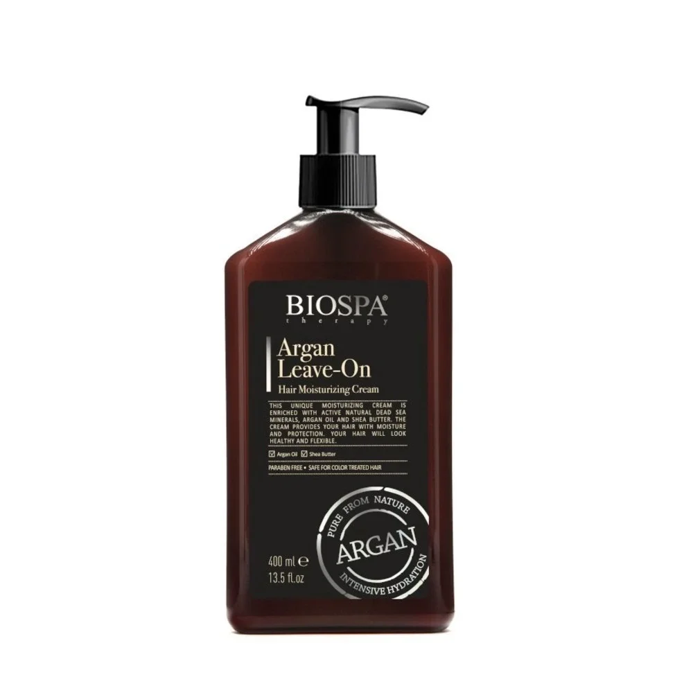 BIOSPA Therapy Argan Shampoo Conditioner Leave-On Hair Care Set 13.5oz x3